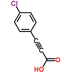 3-(4-Chlorophenyl)-2-propynoic acid Structure