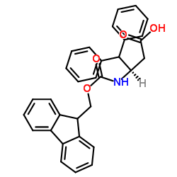 FMOC-(R)-3-氨基-4,4-二苯基-丁酸结构式