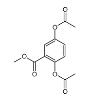 methyl 2,5-diacetyloxybenzoate Structure
