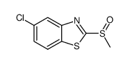 5-chloro-2-methanesulfinyl-benzothiazole Structure