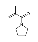 1-(2-methyl-1-oxo-2-propenyl)pyrrolidine结构式
