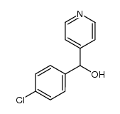 (pyridin-4-yl)-(4-chlorophenyl)methanol Structure
