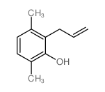 3,6-dimethyl-2-prop-2-enyl-phenol structure