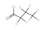 Heptafluorobutyryl chloride Structure