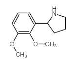 2-(2,3-二甲氧基苯基)吡咯烷结构式