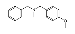 N-benzyl-1-(4-methoxyphenyl)-N-methylmethanamine Structure
