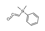 (dimethylphenylsilyl)ketene Structure