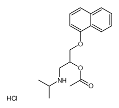 O-acetylpropranolol hydrochloride Structure