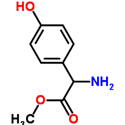 Methyl DL-4-hydroxyphenylglycine Structure