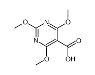 2,4,6-trimethoxy-pyrimidine-5-carboxylic acid Structure