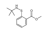 methyl 2-(tert-butylamino)sulfanylbenzoate Structure