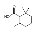 2,6,6-三甲基环己烯-1-羧酸结构式