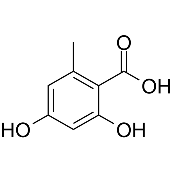 o-Orsellinic acid structure