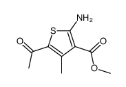 methyl 5-acetyl-2-amino-4-methylthiophene-3-carboxylate Structure