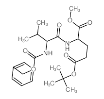 methyl tert-butyl 2-[(3-methyl-2-phenylmethoxycarbonylamino-butanoyl)amino]pentanedioate结构式