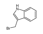 3-溴甲基吲哚结构式
