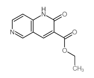 Ethyl 2-oxo-1,2-dihydro-1,6-naphthyridine-3-carboxylate Structure