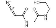 2-hydroxyethylcarbamoylmethylcarbamoylmethylidene-imino-azanium结构式
