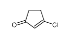 3-氯环戊-2-烯-1-酮结构式