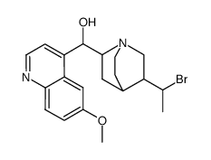 10-bromo-6'-methoxy-10,11-dihydro-cinchonan-9-ol Structure