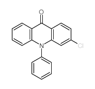9(10H)-Acridinone,3-chloro-10-phenyl-结构式