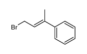 (E)-1-bromo-3-phenyl-2-butene Structure