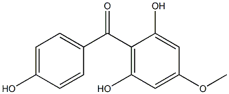 2,6,4'-Trihydroxy-4-methoxybenzophenone structure