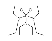 N-[dichloro-bis(diethylamino)-λ5-phosphanyl]-N-ethylethanamine Structure