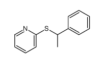2-(1-phenylethylsulfanyl)pyridine Structure