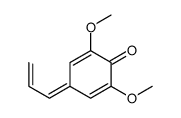 2,6-dimethoxy-4-prop-2-enylidenecyclohexa-2,5-dien-1-one Structure