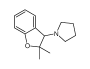1-(2,2-dimethyl-3H-1-benzofuran-3-yl)pyrrolidine Structure