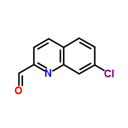 7-氯喹啉-2-甲醛结构式