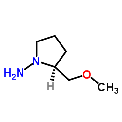 (2S)-2-(Methoxymethyl)-1-pyrrolidinamine Structure