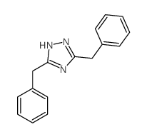 1H-1,2,4-Triazole,3,5-bis(phenylmethyl)- Structure