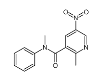 N,2-dimethyl-5-nitro-N-phenylpyridine-3-carboxamide Structure