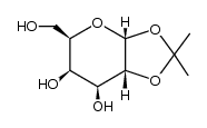 O1,O2-isopropylidene-α-D-galactopyranose Structure
