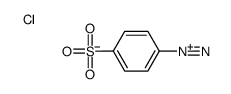 4-sulfobenzenediazonium,chloride Structure