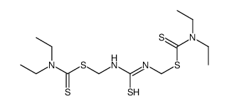 carbonothioylbis(iminomethylene) bis(diethyldithiocarbamate) Structure