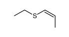 (E) Ethyl-1-propenylsulfide结构式