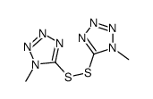 5,5-二硫代双(1-甲基四唑)结构式