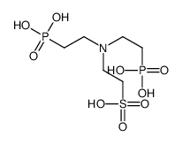 2-[bis(2-phosphonoethyl)amino]ethanesulfonic acid结构式