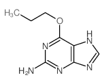 6-propoxy-7H-purin-2-amine结构式