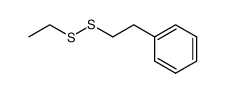 2-phenylethyl ethyl disulfide Structure