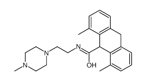 2,2-bis(2,6-dimethylphenyl)-N-[2-(4-methylpiperazin-1-yl)ethyl]acetamide结构式