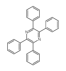 Pyrazine,2,3,5,6-tetraphenyl- structure