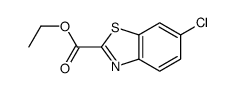 6-CHLORO-2-BENZOTHIAZOLECARBOXYLIC ACID ETHYL ESTER structure