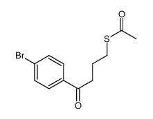 S-[4-(4-bromophenyl)-4-oxobutyl] ethanethioate结构式