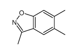 1,2-Benzisoxazole,3,5,6-trimethyl-(9CI) Structure