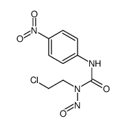 1-(2-chloroethyl)-3-(4-nitrophenyl)-1-nitrosourea结构式
