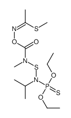 methyl (1Z)-N-[[diethoxyphosphinothioyl(propan-2-yl)amino]sulfanyl-methylcarbamoyl]oxyethanimidothioate Structure